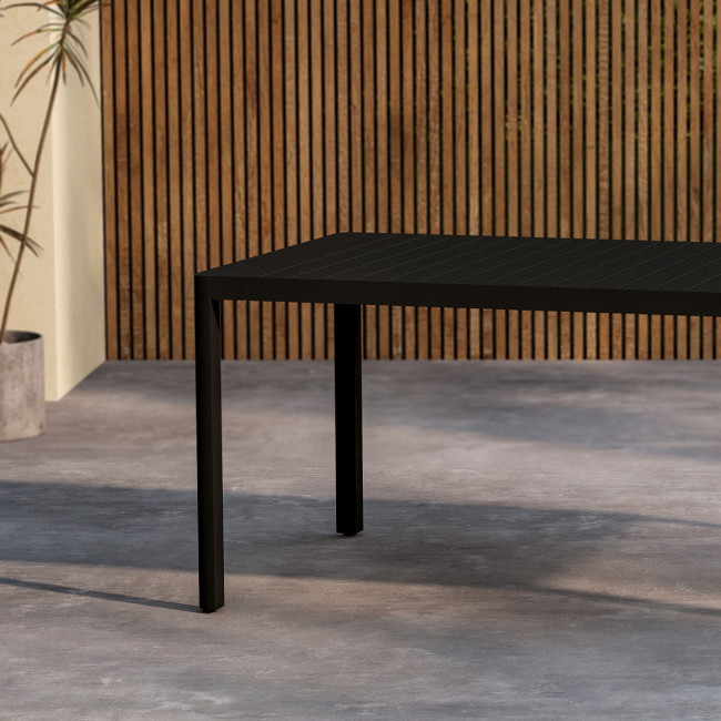 Giardini - Table à manger de jardin 8 personnes en aluminium