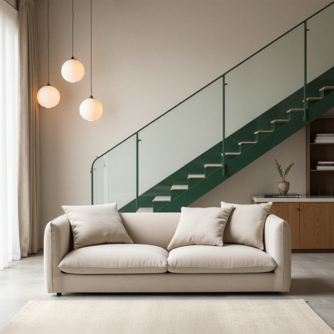 Popi - Canapé 3 places en tissu