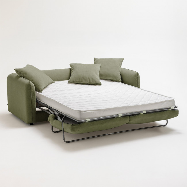 Popi - Canapé convertible 3 places en tissu