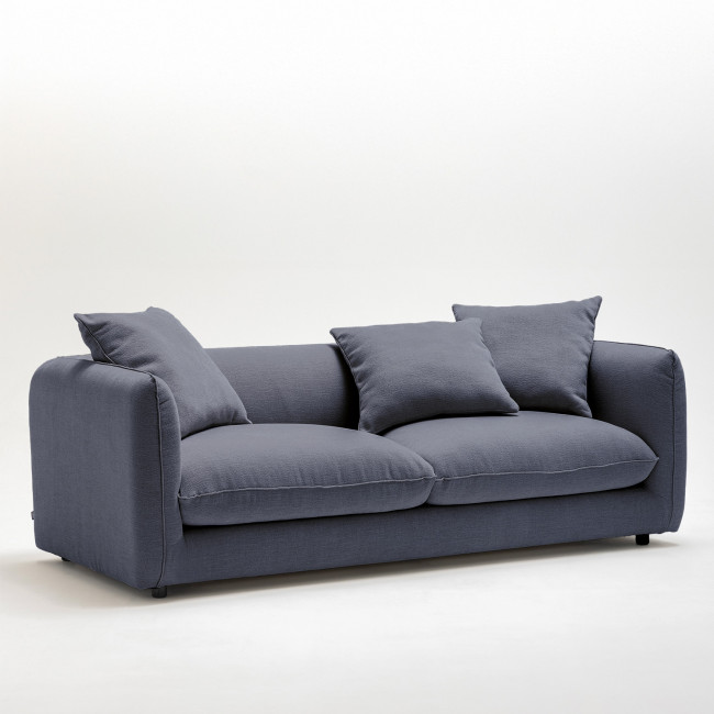 Popi - Canapé convertible 3 places en tissu