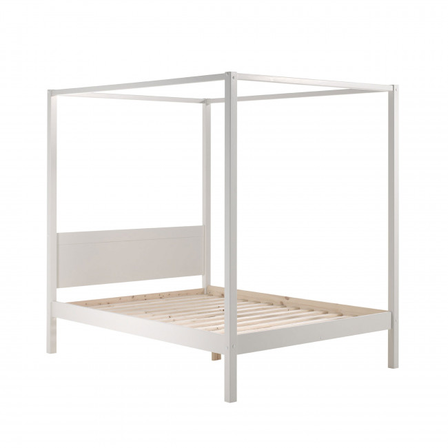 Azura - Lit à baldaquin en bois 140x200cm