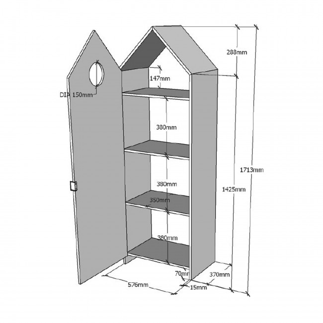 Agami 2 - Armoire enfant en bois