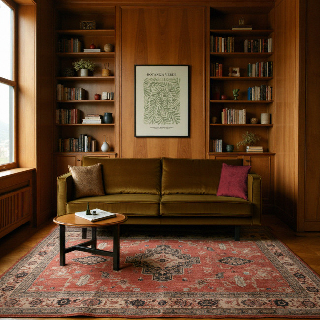 Canapé velours 3 places Velvet Bronco Gris