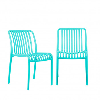 Glee - Lot de 2 chaises en plastique