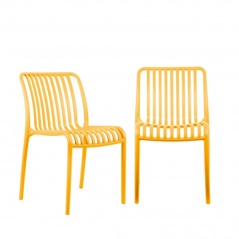 Glee - Lot de 2 chaises en plastique