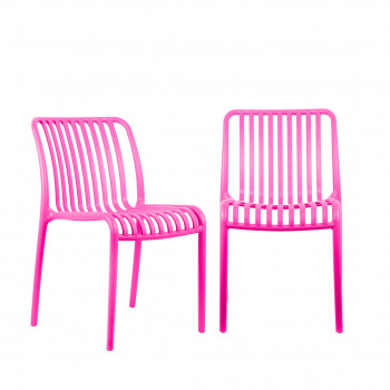 Glee - Lot de 2 chaises en plastique