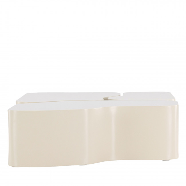 Norland - Table basse organique en bois 92x70cm