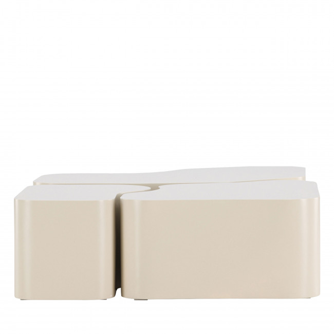 Norland - Table basse organique en bois 92x70cm