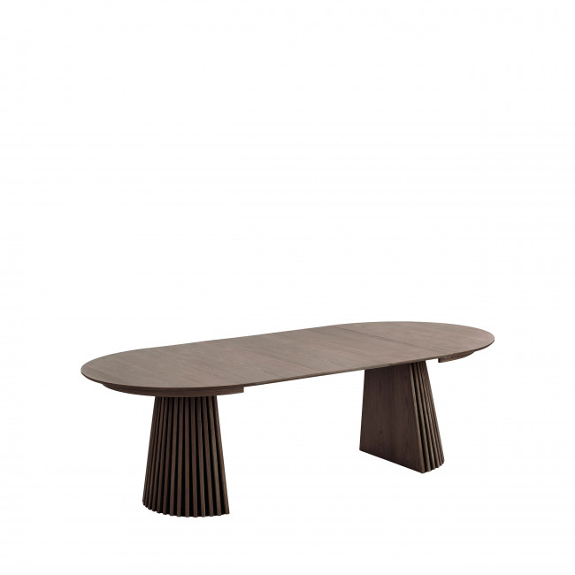 Osaka - Table à manger extensible 4 à 10 personnes 120-240x120cm en bois