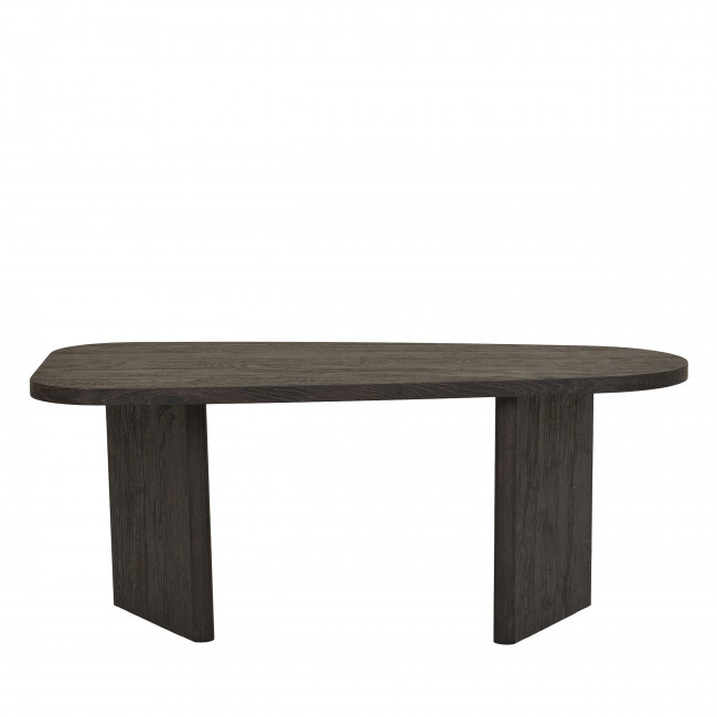 Melo - Table basse organique en bois 100x50cm