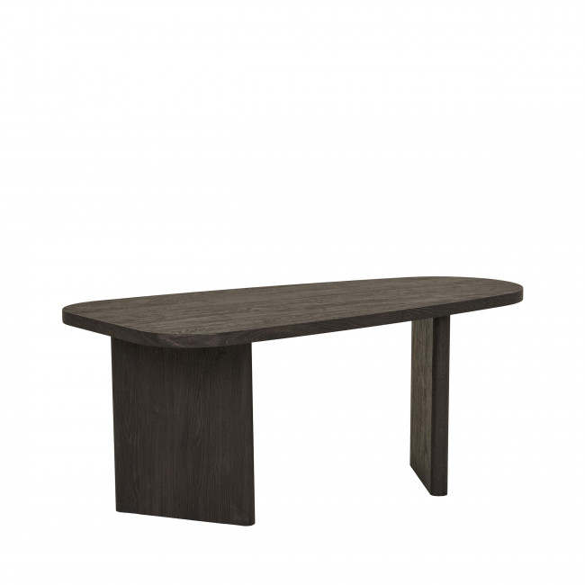 Melo - Table basse organique en bois 100x50cm