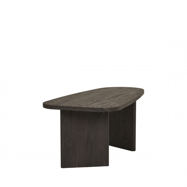 Melo - Table basse organique en bois 100x50cm