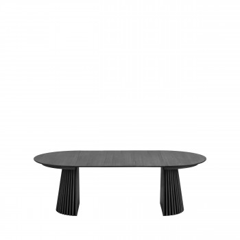 Osaka - Table à manger extensible 4 à 10 personnes 120-240x120cm en bois