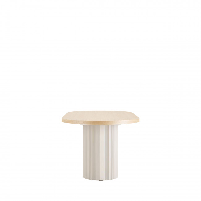 Solva - Table à manger 10 personnes ovale en bois