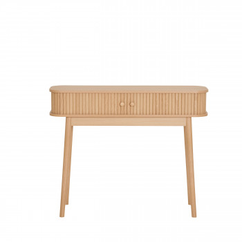 Nikko - Console 2 portes coulissantes en bois L100cm