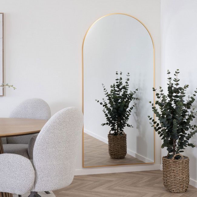 Madrid - Miroir arc en aluminium 90x180cm