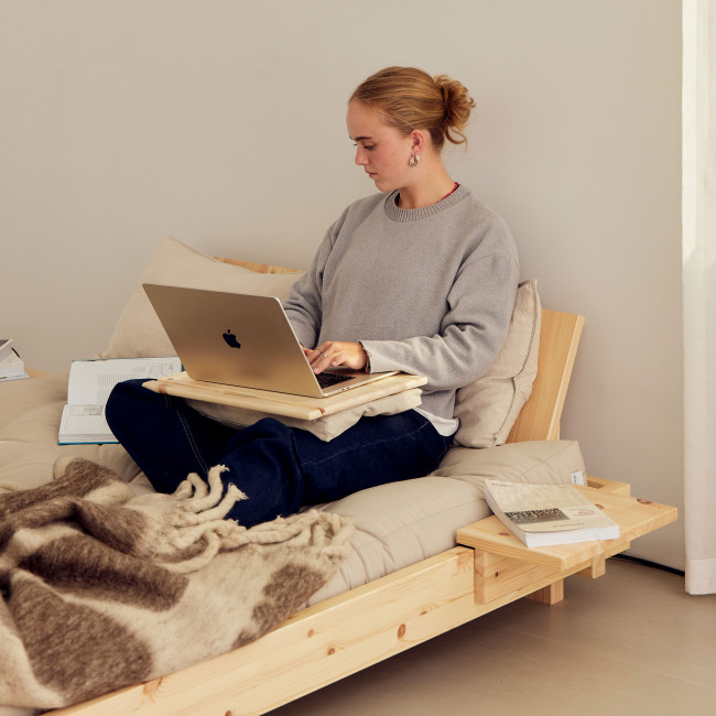 Social - Lit en bois 140x200cm