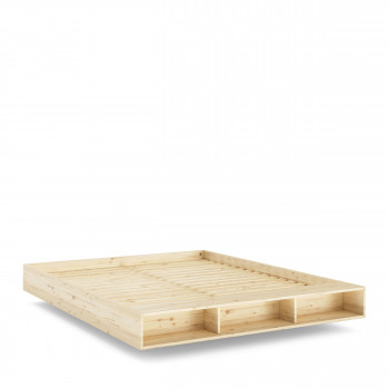 Merge - Lit avec rangement en bois 180x200cm