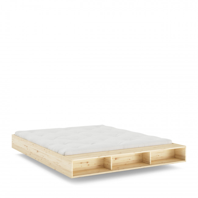 Merge - Lit avec rangement en bois 180x200cm