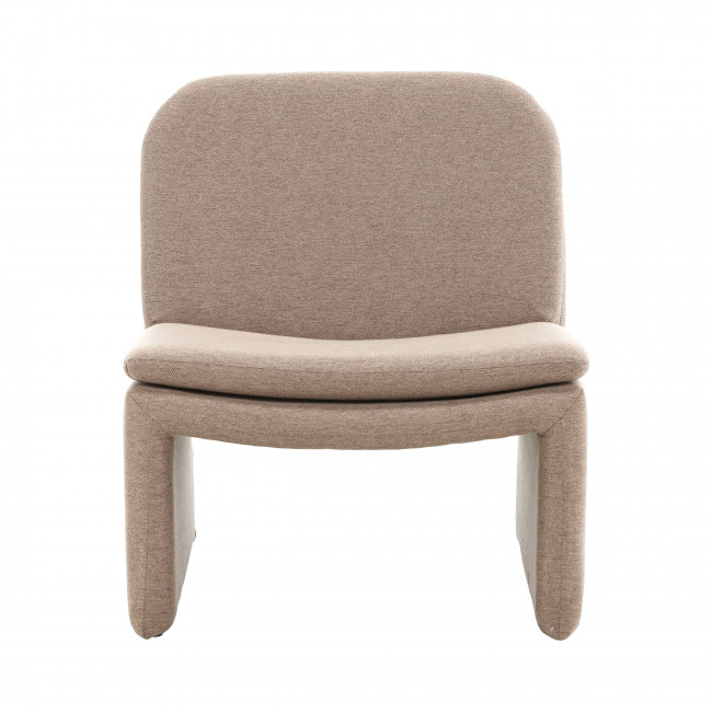 Bonn - Fauteuil en tissu et bois