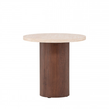 Megg - Table d'appoint ronde en bois ø50cm