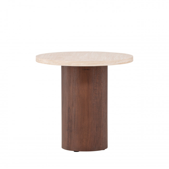 Megg - Table d'appoint ronde en bois ø50cm