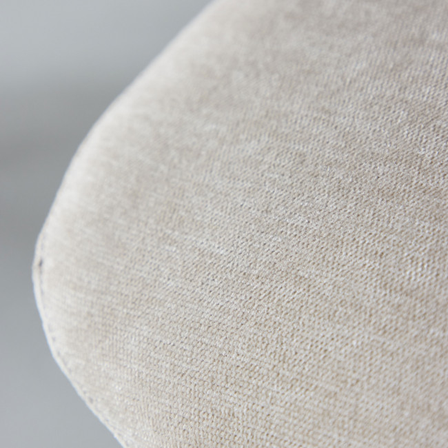 Rile - Fauteuil en tissu et bois