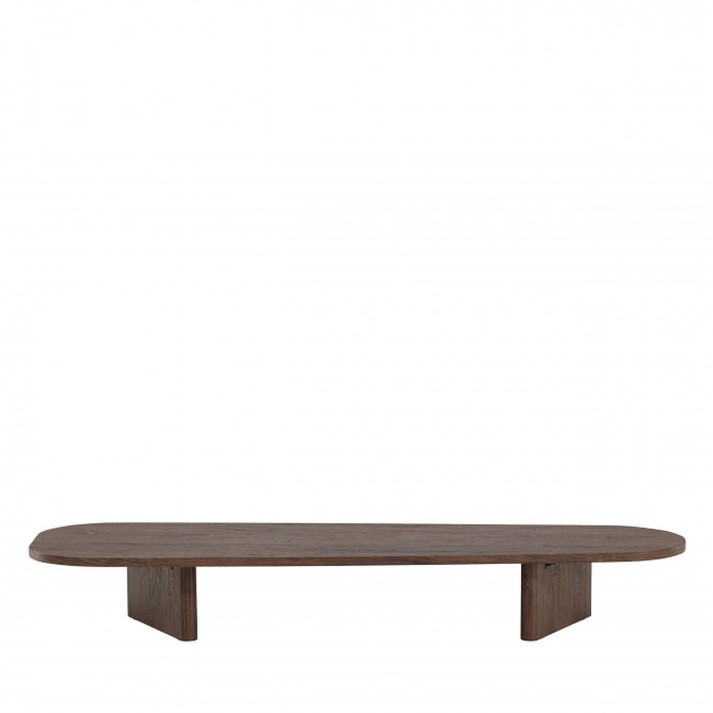 Gronvik - Table basse organique en bois 180x55cm