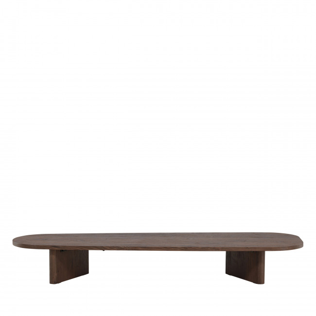 Gronvik - Table basse organique en bois 180x55cm