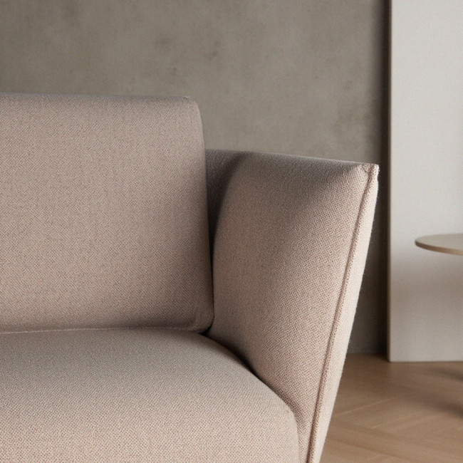 Melrose - Canapé 3 places en tissu bouclette