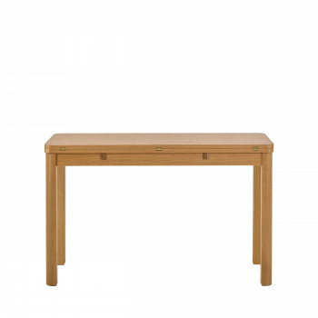Fika - Table à manger extensible 2 à 4 personnes en bois 120x45-90cm 