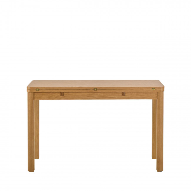 Fika - Table à manger extensible 2 à 4 personnes en bois 120x45-90cm 