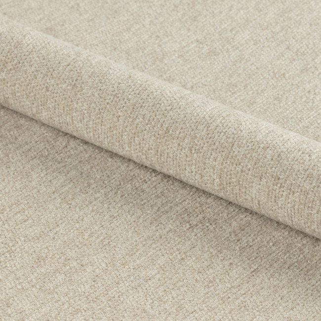 Elli - Lot de 2 chaises en tissu pieds chrome