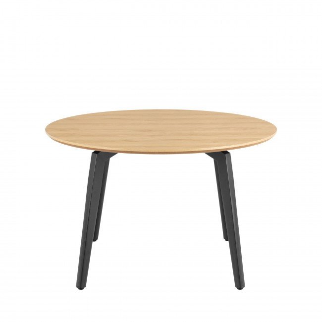 Lunka - Table à manger 4 personnes ronde en bois ø120cm