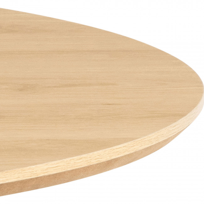 Lunka - Table à manger 4 personnes ronde en bois ø120cm