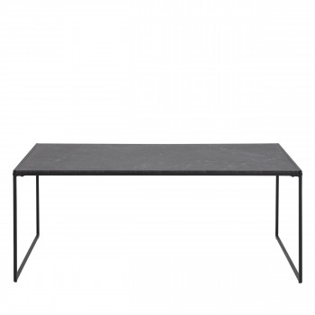 Lagom - Table basse effet marbre et métal