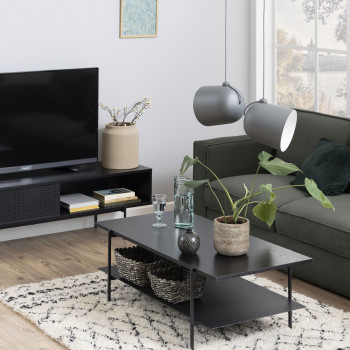 Mysa - Table basse en bois et métal