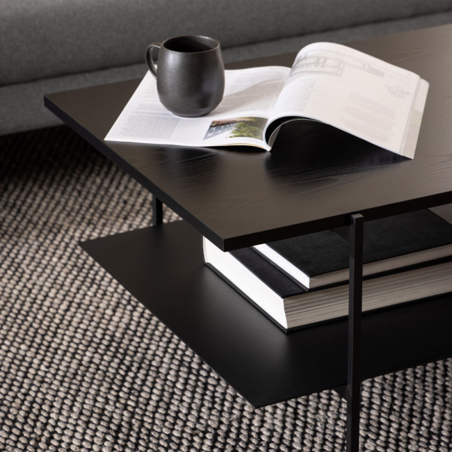 Mysa - Table basse en bois et métal