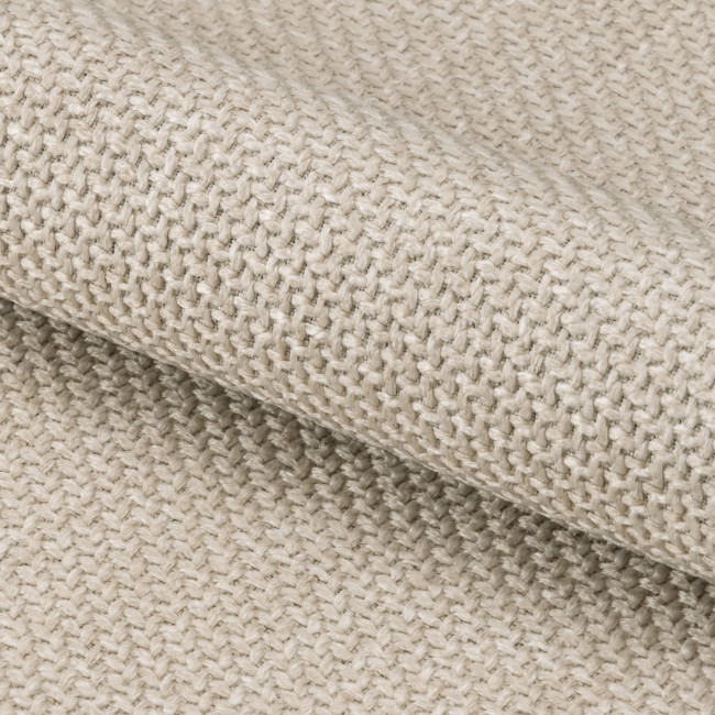 Vako - Lot de 2 tabourets de bar en tissu pieds beiges H78cm