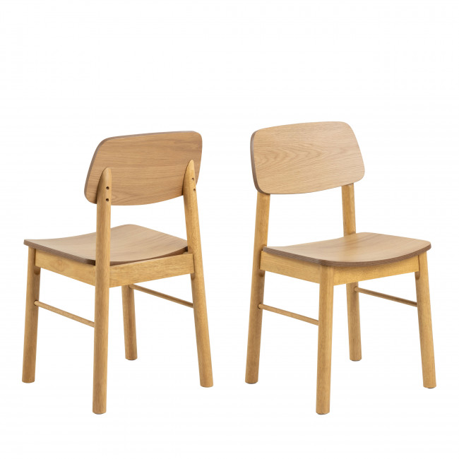 Hem - Lot de 2 chaises en bois