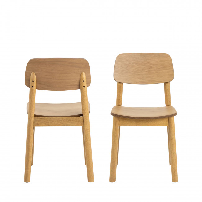 Hem - Lot de 2 chaises en bois