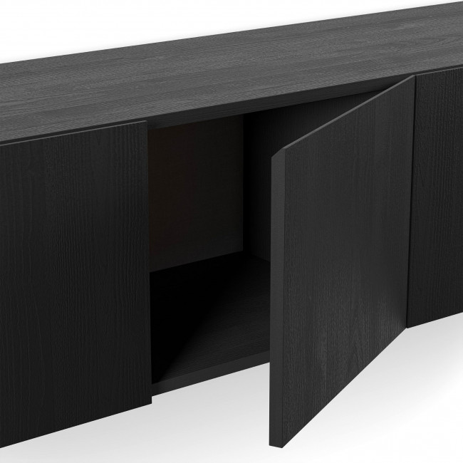 Nexa - Meuble TV suspendu 4 portes en bois L180cm