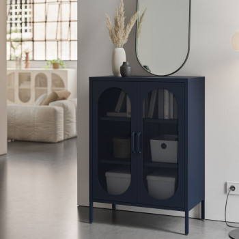 Zio - Buffet 2 portes en métal H100cm