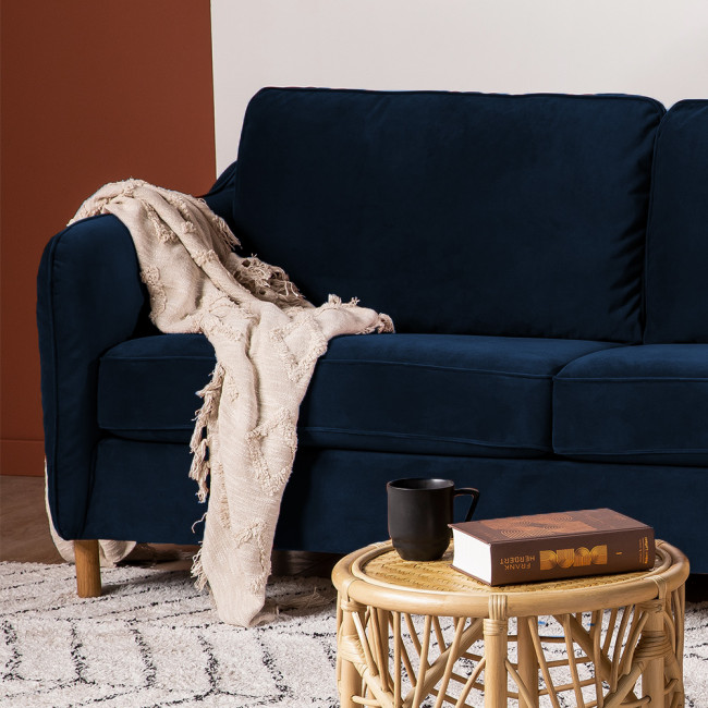 Vornay - Canapé convertible ouverture express 2 places en velours