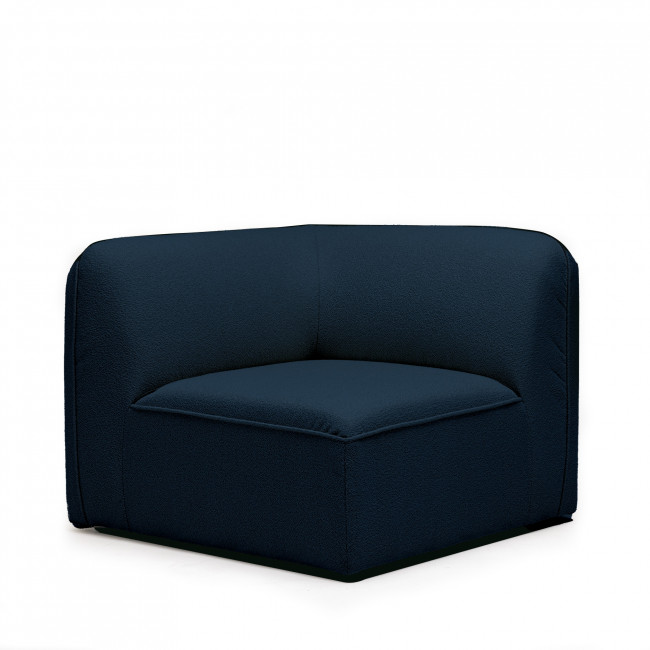 Noor - Angle réversible pour canapé modulable en tissu bouclette