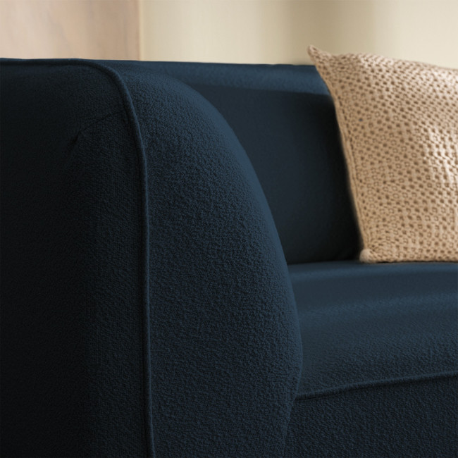 Noor - Angle réversible pour canapé modulable en tissu bouclette