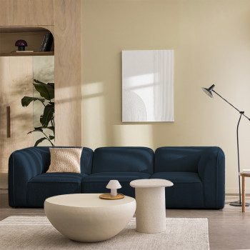 Noor - Chauffeuse pour canapé modulable en tissu bouclette