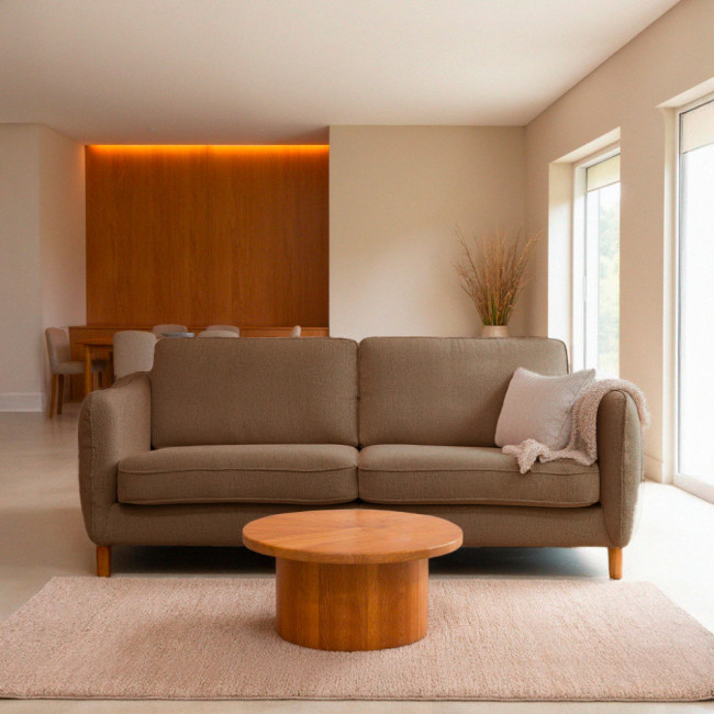 Vornay - Canapé convertible express 3 personnes en tissu