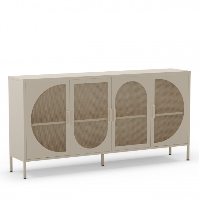 Zio - Buffet 4 portes en métal L160cm