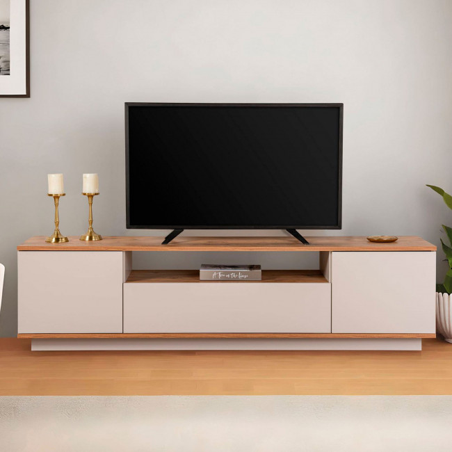 Fritz - Meuble TV 3 portes en bois L180cm